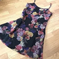 【新品】★限定SALE★キャミワンピース　シフォンワンピース　シアーワンピース