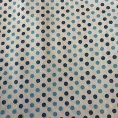 水玉模様 綿プリント生地