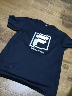 FILA フィラ 黒 Tシャツ Ｌサイズ