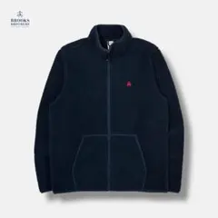 テ*ン様 Brooks brothers ウールボアジャケット GFロゴ ネイビ