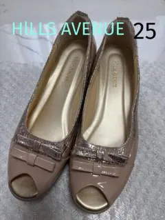 Hills Avenue ヒルズアベニュー パンプス 25cm ラメ　日本製厚底のサムネイル