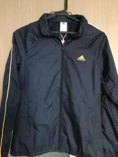 アディダス　ウインドブレーカー　M ネイビー