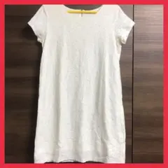 【中古品】【お値下げ中】　elle チュニック　ミニワンピース　サイズ38のサムネイル