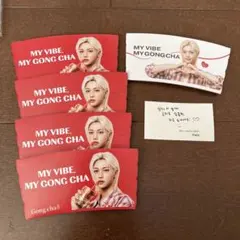 5個セット Gongcha ゴンチャ フィリックス カップホルダー スキズ