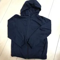 UNIQLO エアリズム フード付きパーカー　ネイビー 120センチ