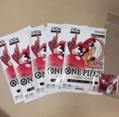 ラウンドワン　ワンピースカード　プロモーションパック 5パックセット