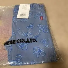 BEBE リボン柄 長ズボン 120cm