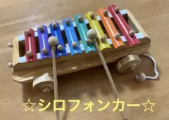 木製玩具 エドインター シロフォンカー 木のおもちゃ 森のあそび道具のサムネイル