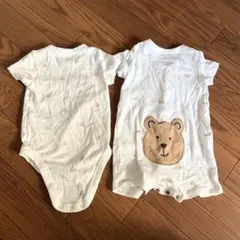 babyGAP ロンパース 60cm けつくま 2着セット