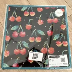 【完売品】フェイラータオルハンカチ　チェリードット