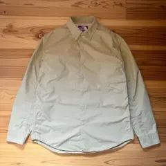 THE NORTH FACE × nanamica スナップボタンシャツ　L