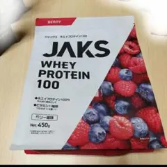 【450g】JAKS ジャックス ホエイ プロテイン ベリー風味