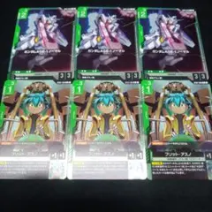 【ガンダムAGE-1ノーマル】【フリット・アスノ】プロモPR各3枚セット。