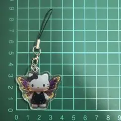 ハローキティ 蝶の羽 アクリルストラップ 携帯ストラップ