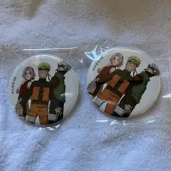 NARUTO疾風伝缶バッジ2個セット うずまきナルト　　春野サクラ　はたけカカシ