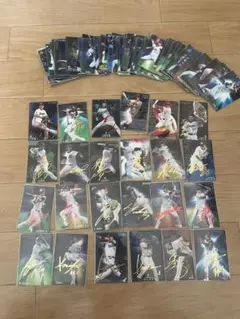 プロ野球トレーディングカード サイン入り 24枚、キラカード大量セット
