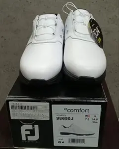 未使用✨️【フットジョイ】女性用ゴルフシューズ 24㌢ホワイト フットジョイ（FOOT JOY）（レディース）ゴルフシューズ スパイクレス
