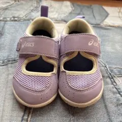 asics ベビーサンダル パープル