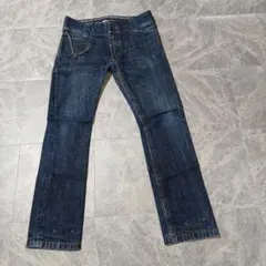 DIESEL ダークブルー ストレートデニムW30