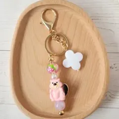 ビーバーのキーホルダー　キーリング　匿名配送　No.892