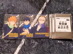 ハイキュー!!　トレーディング箔押しアクリルカード 冬制服ver. 3枚セット