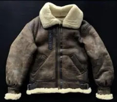 希少サイズ USA製 アヴィレックス B-3 フライトジャケット　　ムートン