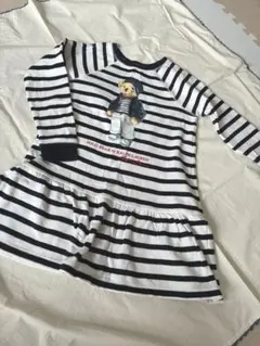 Polo Ralph Lauren テディベア刺繍ワンピース裏起毛