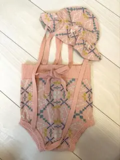 MABLI マブリ ニット ブルマ 帽子 2点セット