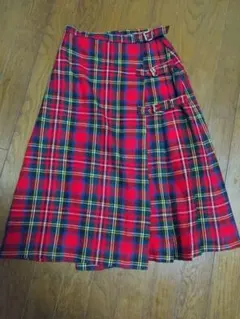 タータンチェック プリーツスカート