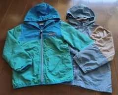 OUTDOOR MONOSO フード付きジャケット 青緑 セット