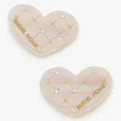 スナイデルホーム　ハートヘアクリップ　ピンク