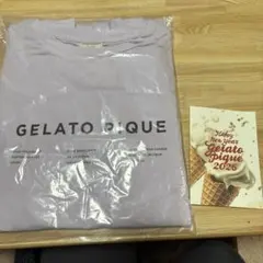 GELATO PIQUE ロゴ Tシャツ ラベンダー