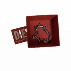 DIESEL シルバー チェーンブレスレット