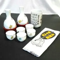 横綱 千代の富士の酒器 　歴代横綱の湯呑み 　四十八手柄の手拭い　当時物