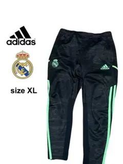 ★adidas★レアルマドリード★トラックパンツ★ジャージ★総柄★サッカー★XL