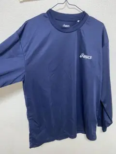 asics ネイビー Tシャツ Mサイズ
