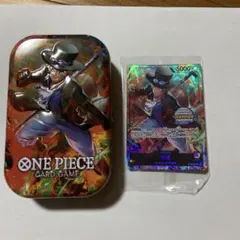開封済み缶のみ】ワンピースカード ミニティン缶 エース ルフィ サボ