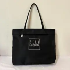 ELLE Lumière エルリュミエール トートバッグ ブラック 大容量