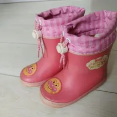 アンパンマン ピンク 長靴 15.0cm　レインシューズ