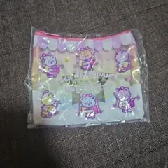 ガチャガチャ マツケンサンバ×ハローキティ クリアラメポーチ
