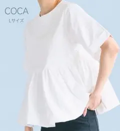 新品タグ付き　coca バックリボン付きブラウス　Lのサムネイル