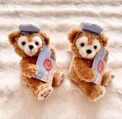 ディズニー　ダッフィー　くっつきぬいぐるみ　2ケセット