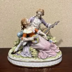 加藤工芸 レースドール 置物 人形 貴族 ピアノ&バイオリン - メルカリ