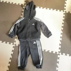 adidas ボアフードスウェット上下80cm