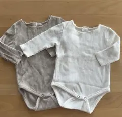 MONTBEBE ロンパースセット　Ｍ