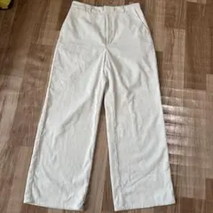 GU アイボリー カジュアルパンツ XL