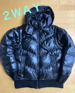 2ＷＡＹ　黒キルティングダウンジャケット　Ｌサイズ