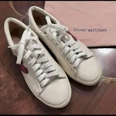 STUART WEITZMAN ストーン装飾 ホワイトスニーカーのサムネイル