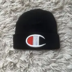 Champion 黒 ニット帽