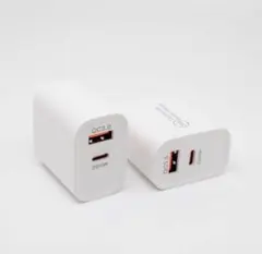 2個セット　20W USB-C＆USB-A 2ポート タイプC 急速充電器